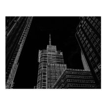 New- York Citynachtszenen 3 Postkarten