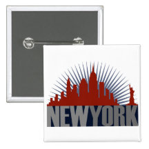 New- York CitySkyline Anstecknadel