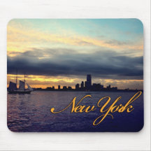 New- York CityUfergegend-Sonnenuntergang Mousepad