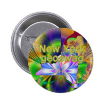 New York Geoswag Swags Geocaching Geschenk-Stifte Anstecknadelbuttons