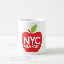New York großes Apple Tee Haferl
