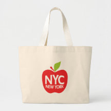 New York großes Apple Tragetasche