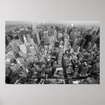New York von oben Plakat