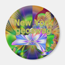 New- YorkStaat Geocaching liefert Magneten Geoswag