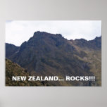 New Zealand Rocks-Poster