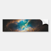 NGC 2818 Glühen planetarischen Nebelflecks Auto Sticker