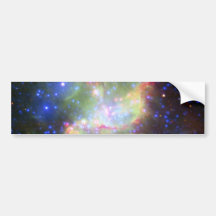 NGC 346 Gruppe und Nebelfleck in Tucana Auto Sticker