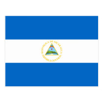 Nicaragua-Flaggen-Postkarte postkarten
