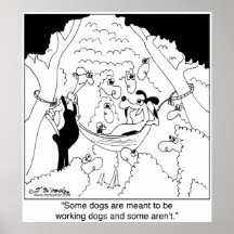 Nicht Arbeitsschäferhund Posterdrucke