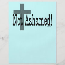 Nicht beschämt! Römer-1:16 (mit Kreuz) Flyerdesign