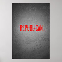 Nicht ein republikanisches Plakat