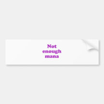 Nicht genügend Mana Autosticker
