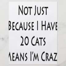 Nicht gerade weil ich 20 Katzen-Durchschnitte ich  Flyerdruck