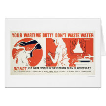 Nicht tun Abwasser-Küche WPA Karte