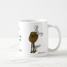 NICHT TUN ELCHE MIT MIR, BIS IV'E KOFFEIN HATTE! TASSEN