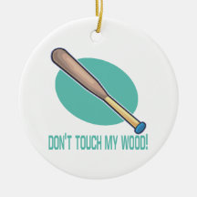 Nicht tun Touch mein Holz Weinachtsornamente