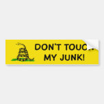 NICHT TUN TOUCH MEINE KRAM-GADSDEN-FLAGGE AUTOAUFKLEBER