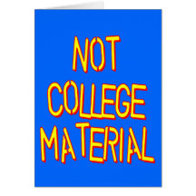 Nicht Uni-Material Grußkarte
