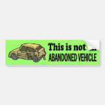 Nicht verlassen auto sticker
