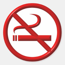 Nichtraucher-/Antirauchen Sticker