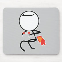 Nichts, hier zu tun spritzen Satz-Typ Mousepad