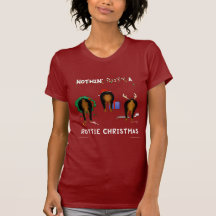 Nichts Hintern ein Rottie Weihnachten Shirt