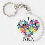 Nick I <3 Schlüsselanhänger