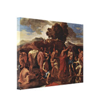 Nicolas Poussin - Taufe Gespannte Galeriedrucke