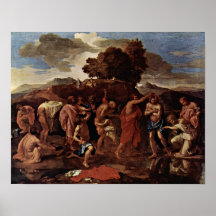 Nicolas Poussin - Taufe Plakatdrucke
