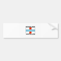 Niederländische Antillen-Flagge Auto Aufkleber