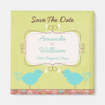 Niedlich und Shabby~Birds und Birdhouse Save the D Magnets