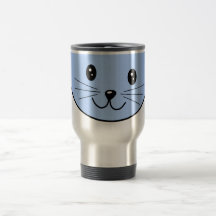 Niedliche blaue Katze Kaffeetassen