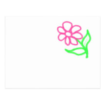 Niedliche Blume Postkarte