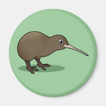 Niedliche Brown-Kiwi von Neuseeland Kühlschrankmagnet