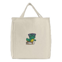 Niedliche Buch-Wurm-Taschen-Tasche