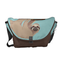 Niedliche Drei-Toed Sloth-Botetasche Kurier Tasche