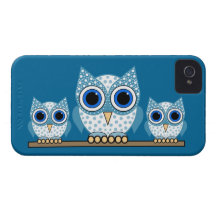 niedliche Eulen Case-Mate iPhone 4 Hülle