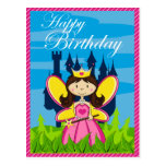 Niedliche feenhafte Prinzessin Postcard Postkarte