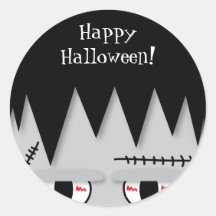 Niedliche Frankenstein Halloween Aufkleber