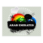 Niedliche fruchtige arabische Emirate Postkarte