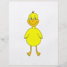 Niedliche gelbe Ente Personalisierte Flyer