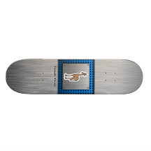 Niedliche Giraffe; Metall-Blick Personalisierte Skateboarddecks