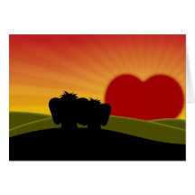Niedliche glückliche Gruß-Karte Pinkievalentines T