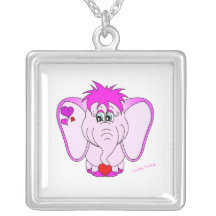 Niedliche glückliche Pinkie-Halskette