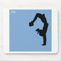Niedliche iFlip Gymnastik-Geschenke Mauspads