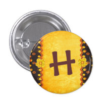 niedliche Initialen Anstecknadelbutton