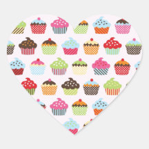 Niedliche kleine Kuchen Sticker