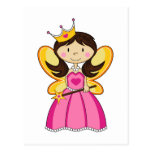 Niedliche königliche Prinzessin Postcard Postkarte