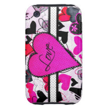 Niedliche Liebe iPhone 3 Tough Etuis