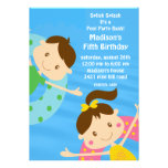 NIEDLICHE Mädchen-u. Jungen-Pool-Party-Geburtstags